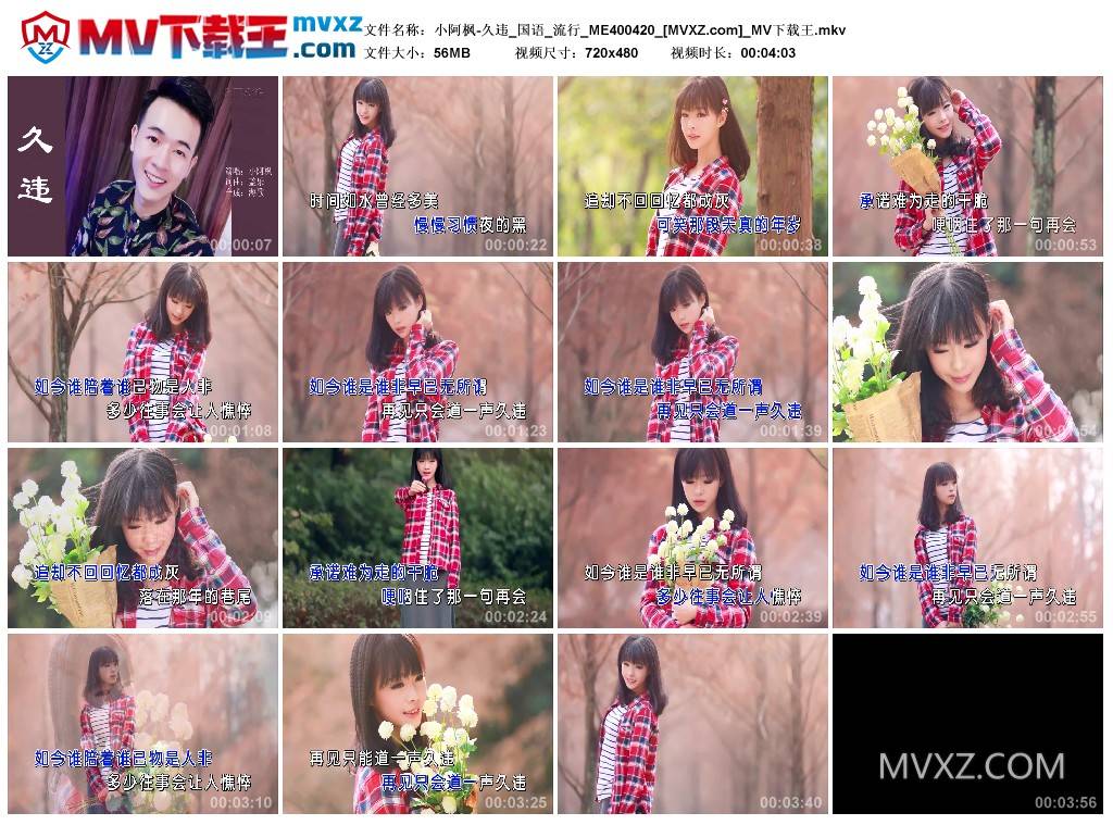 小阿枫-久违_国语_流行_ME400420